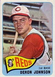 1965 Topps Baseball Cards      075      Deron Johnson